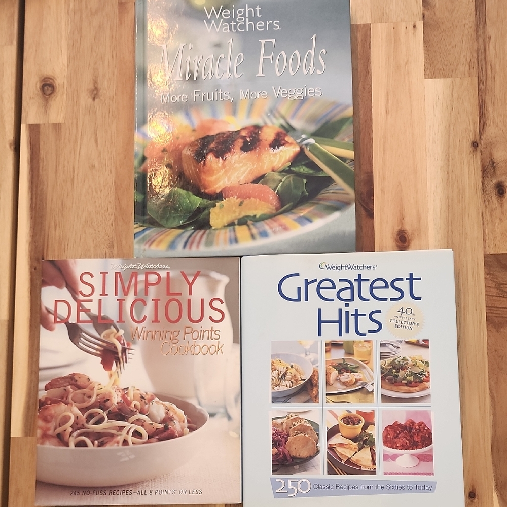 Set Of THREE Classic Weight Watchers Cookbooks